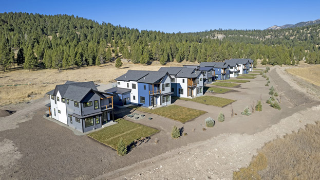 Aerial View 1 Big Sky Mt Townhomes